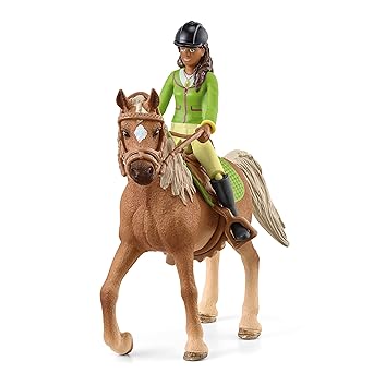 schleich 42542 HORSE CLUB Sarah & Mystery, a partir de 5 años, HORSE CLUB - playset, 10 piezas